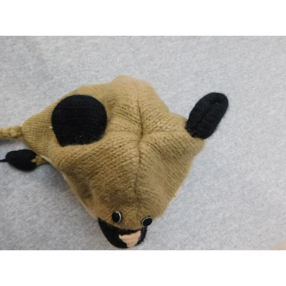 Rising International Baby One Size Knitted Wool Bear Hat
